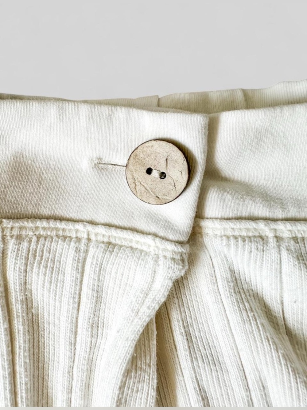 FREE PEOPLE Intimately Good Feels Joggers Textured Harem Pants Cream - Medium - Picture 9 of 15